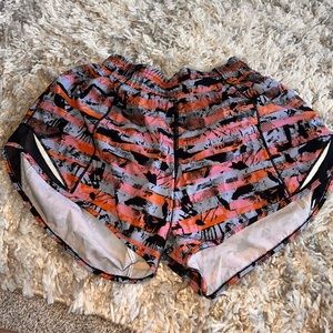 Rare lululemon shorts! Size 4 with a length of 4 in!